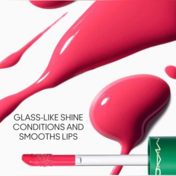 NEW Stranger Things x MAC Limited Edition Lipglass Excellent Erica Pink - Picture 2 of 10